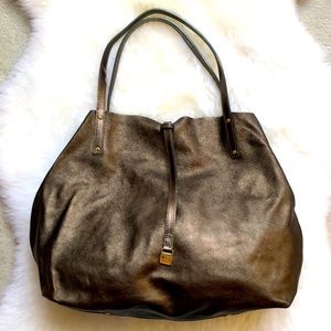 Tiffany & Co. Bronze / Chocolate suede Large Bag